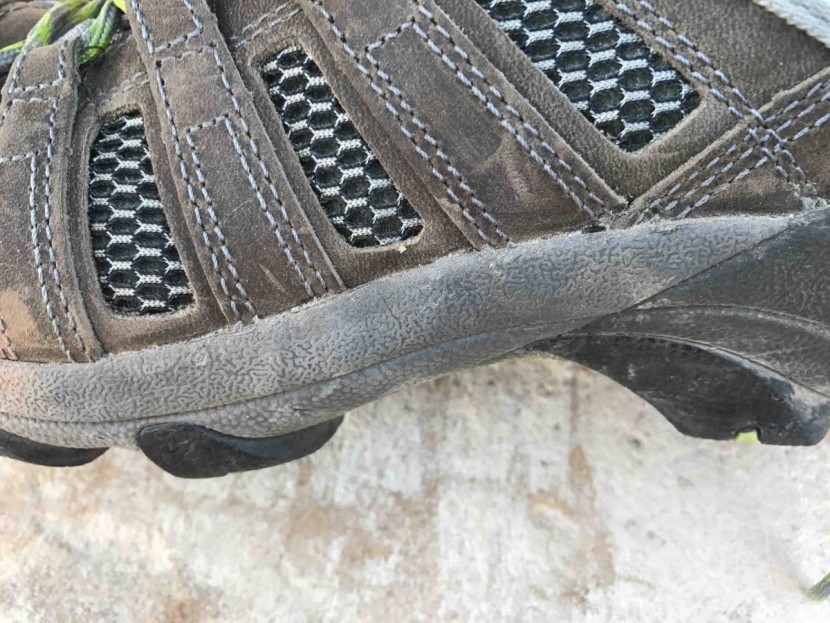 keen voyageur for women - this shoe has a large swath of exposed softer eva midsole, which...