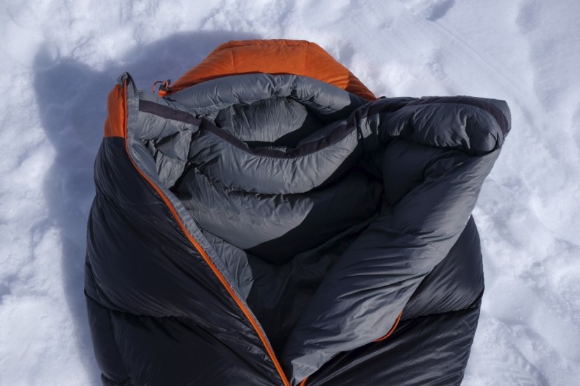 the north face inferno -20 - the inferno uses an offset baffle instead of a draft tube to...