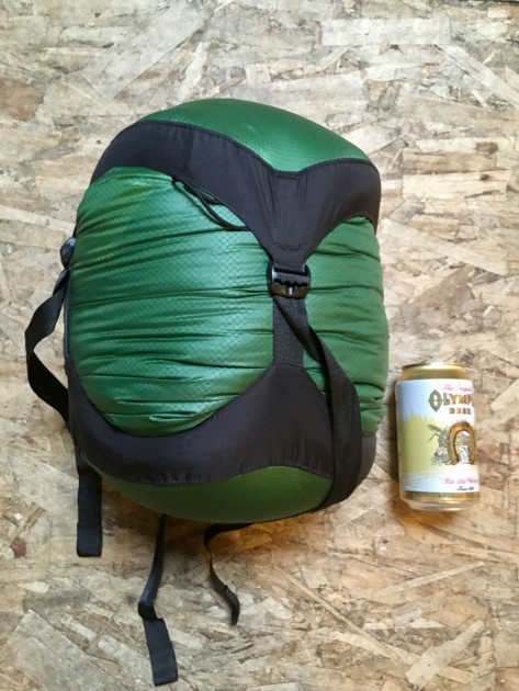 big agnes storm king 0 - with 24oz of 650 fill power down, this bag is quite packable.