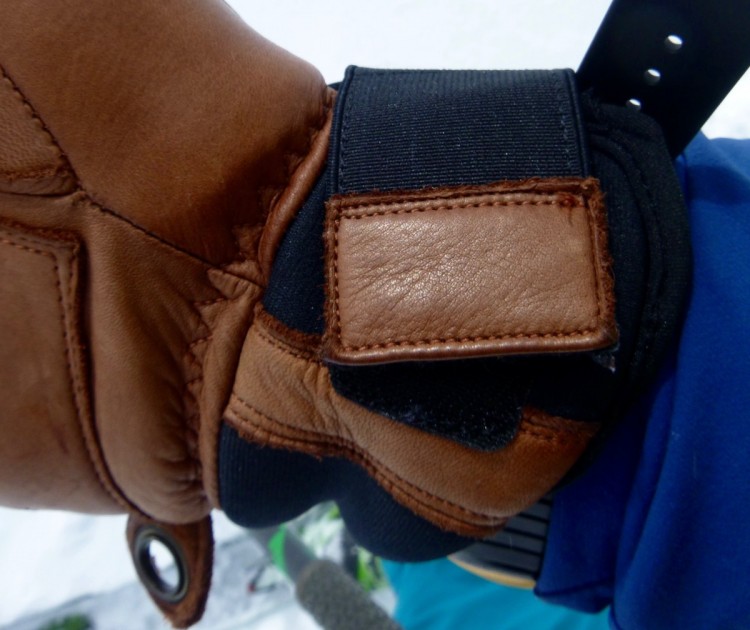 hestra leather fall line - the fall line features a neoprene cuff that not only helps snug the...