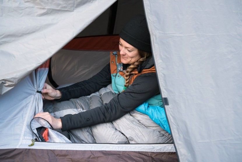 alps mountaineering lynx-2 - shown here is the entrance of the lynx; it is one of the roomiest...