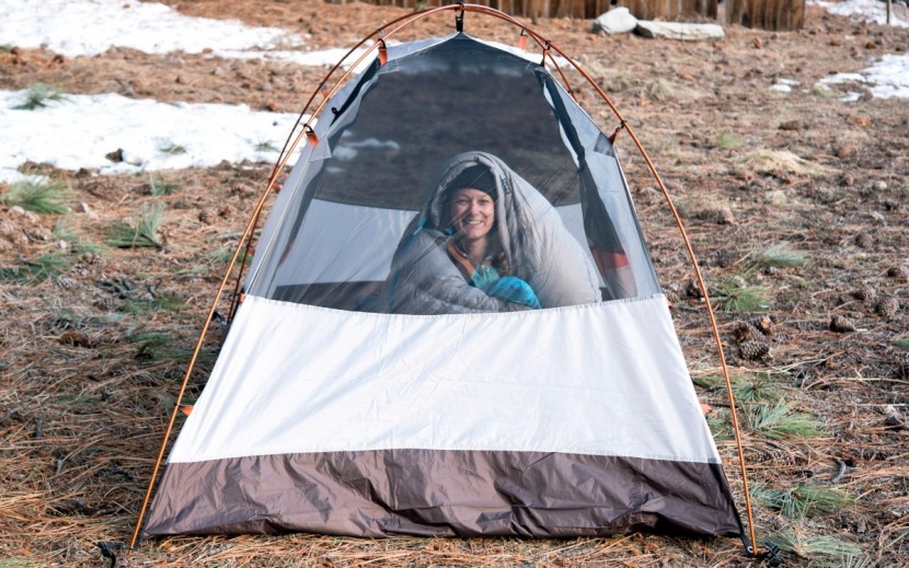 if you're camping without a crowd, the windows allow you the...