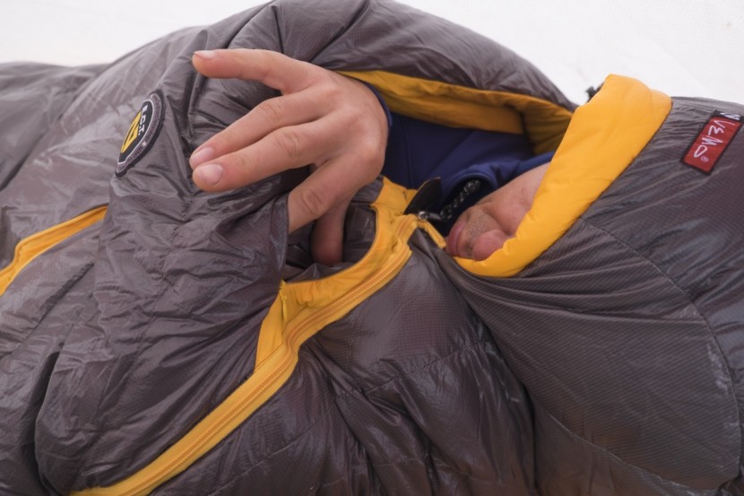 sleeping bag cold weather - the stash pocket is on the outside of the bag and has a very tiny...