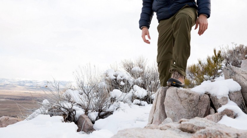 asolo agent gv evo - this leather upper repels water well, and our feet never got wet...