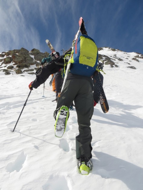 fischer transalp vacuum ts - booting a san juan peak ascent in the fischer transalp vacuum ts...