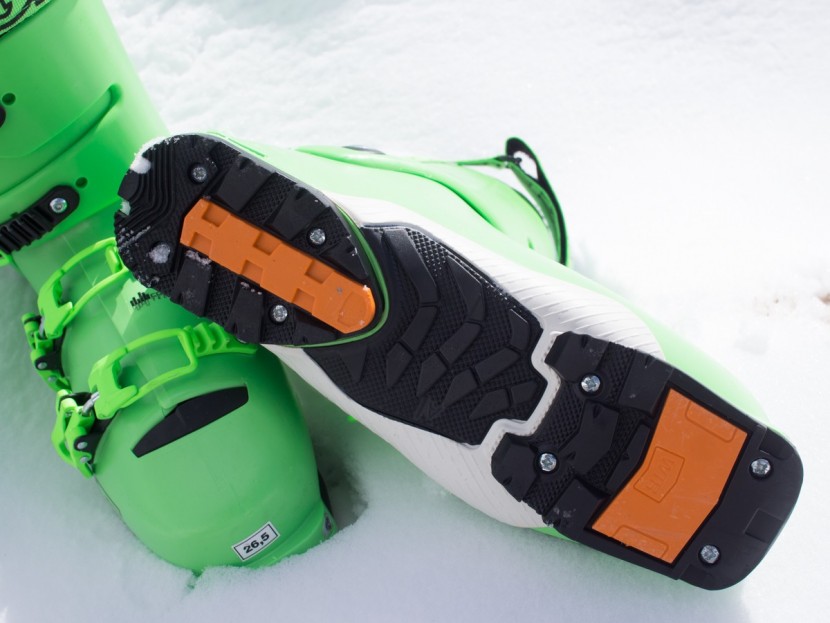 backcountry ski boots - the rubber sole of the xt freetour is grippier than that on alpine...