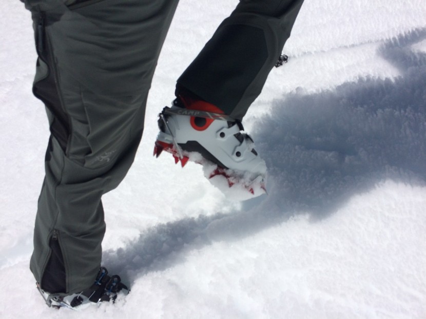 dynafit radical boot - equipped with crampons, the radical cr is a suitable ski...