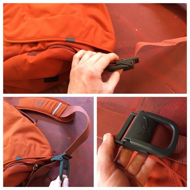 osprey flapjack courier - the flapjack messenger bag has a smooth and simple shoulder strap...