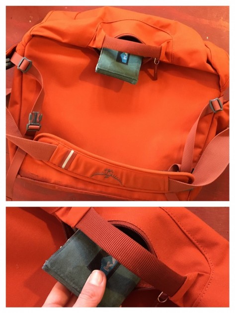 osprey flapjack courier - the flapjack messenger bag&#039;s clever hidden pocket... is not...