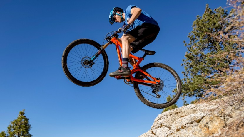 ibis ripley ls 2017 - yes, landing this was a little rough. it&#039;s a short travel bike after...