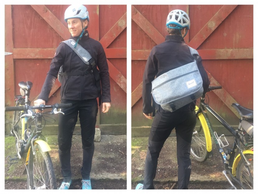 herschel supply pop quiz - the pop quiz messenger bag is decently comfortable, but can only be...