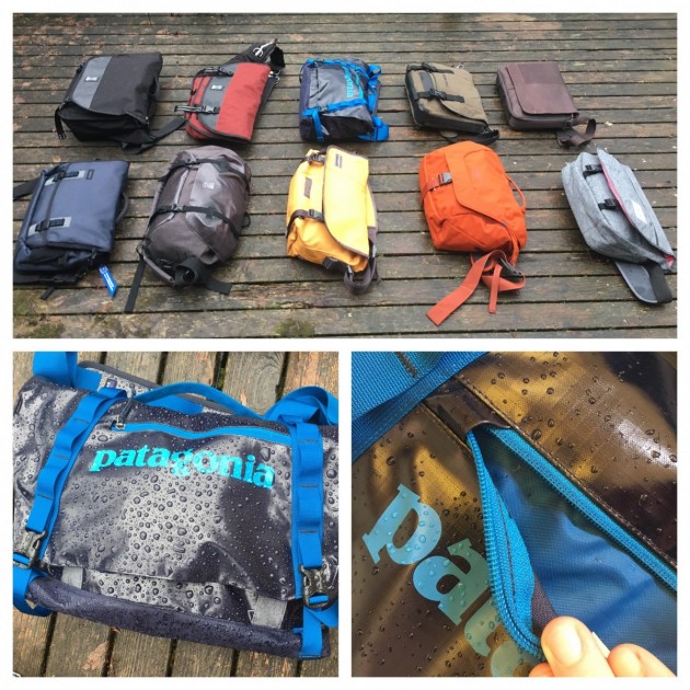 patagonia black hole 24l - the black hole messenger bag leaked a bit in the external zippered...