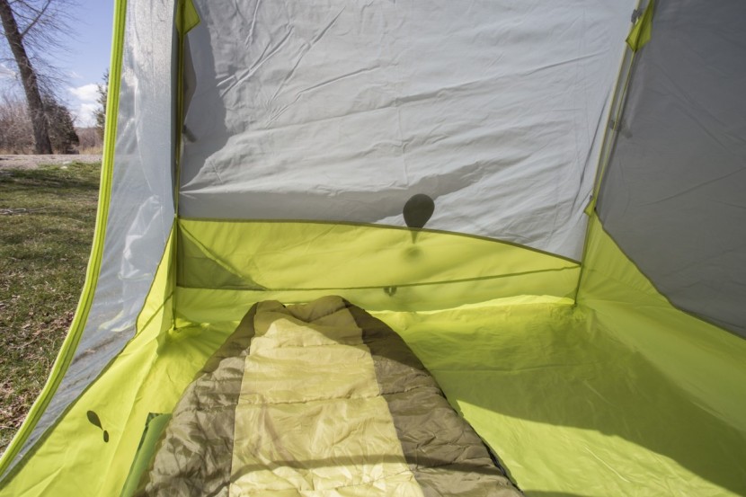 eureka midori 2 - the interior of the midori 2 with door open.