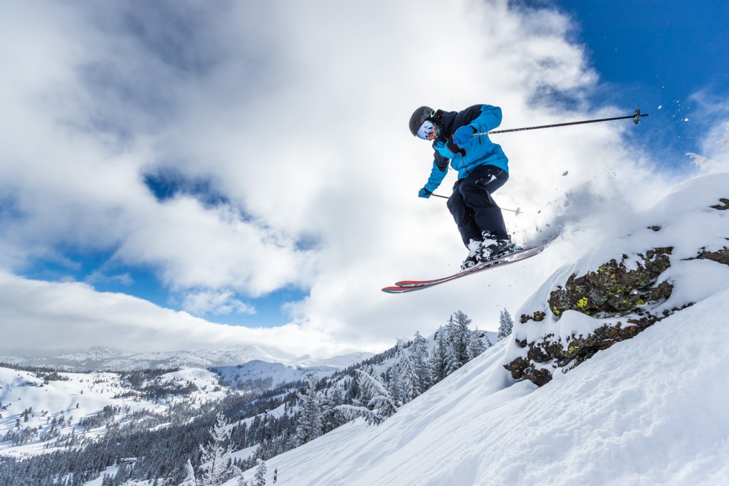 powder skis - playful skis enjoy air time just as much as powder.