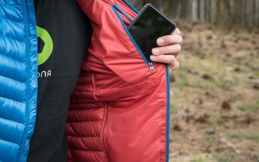 rei co-op magma 850 - we appreciated the chest pocket, which easily holds a large...