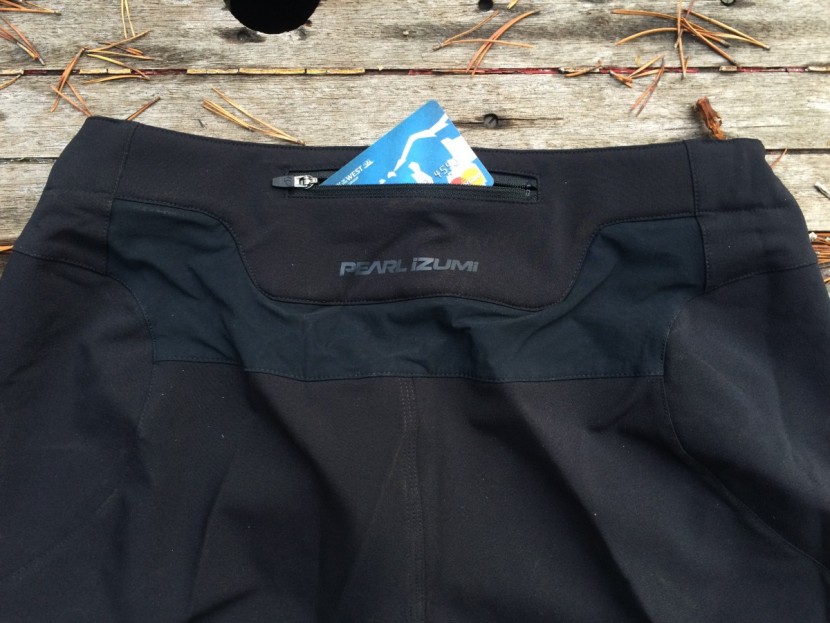 pearl izumi elevate for women - padded rear pocket is large enough to hold an id as well as a gel or...