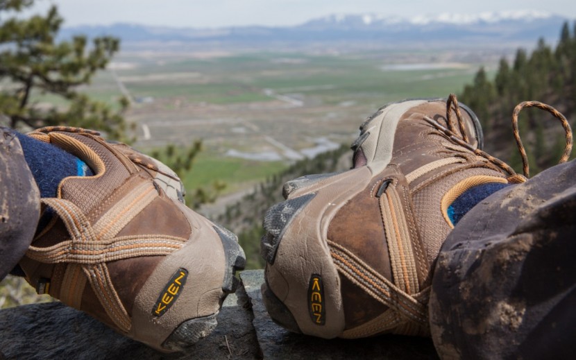 keen targhee ii - we like the adjustable heel box allowed by the webbing system that...