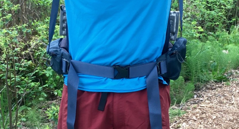 gregory paragon 68 - the waist belt features relatively supportive foam and is stiffer...