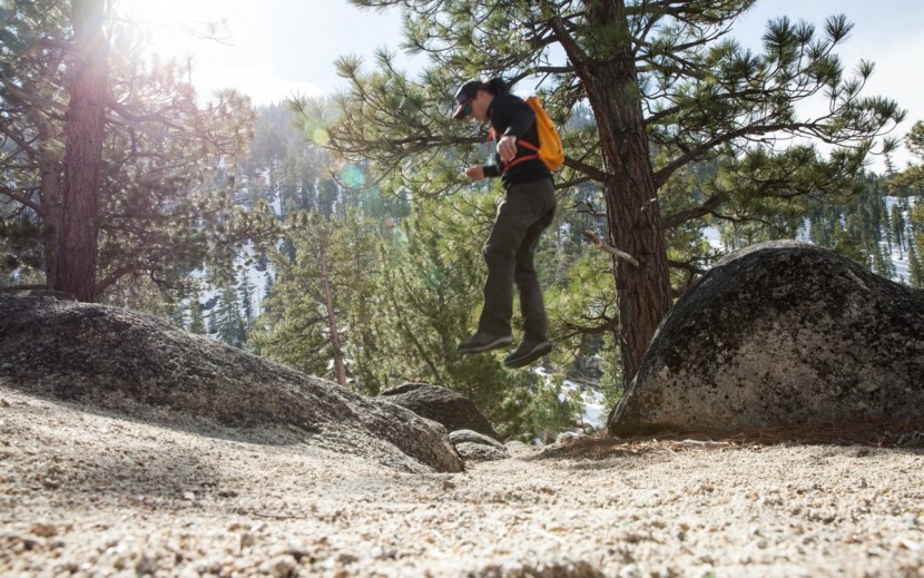 hoka tor summit wp - shock absorption testing in the tor summit.