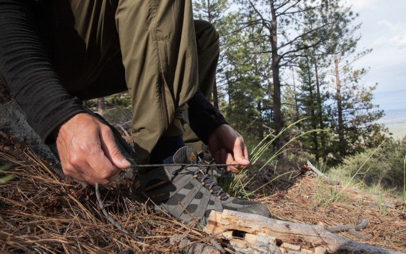 columbia redmond - lacing up the redmond's. this shoe scored low in comfort, but we...