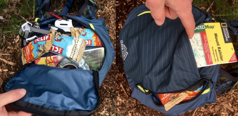 gregory paragon 68 - the paragon features a well-designed lid with two zippered pockets...