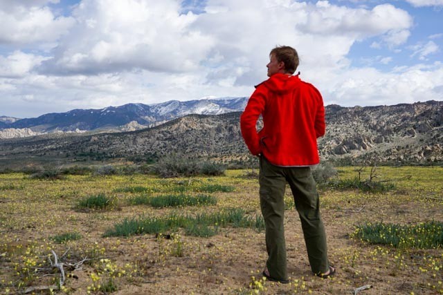 patagonia r3 hoody - here our tester stays comfy and warm in the breezy, beautiful...