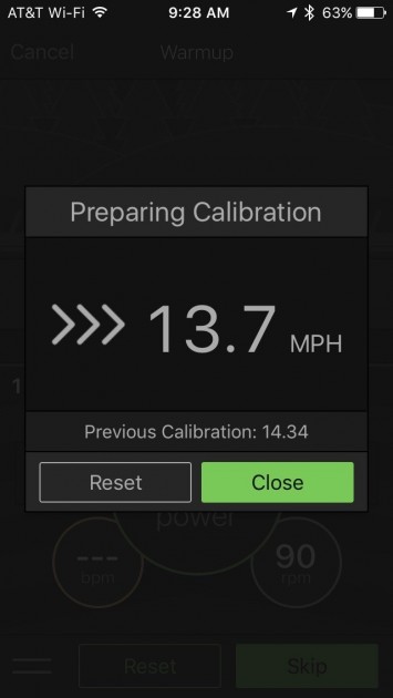 kinetic rock and roll smart control - the kinetic fit application walks you through the calibration...