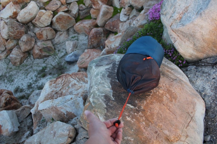 rei siesta 30 - we loved the siesta&#039;s dual-purpose stuff sack. the mesh top allows...