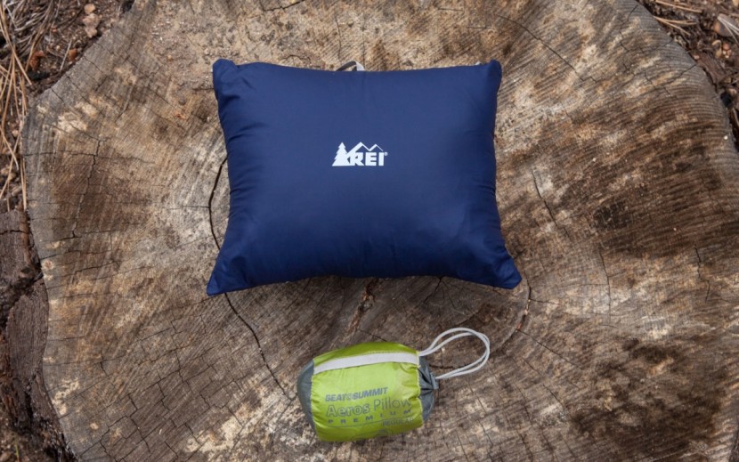 camping pillow - both models are built for backpacking, although one is clearly a...