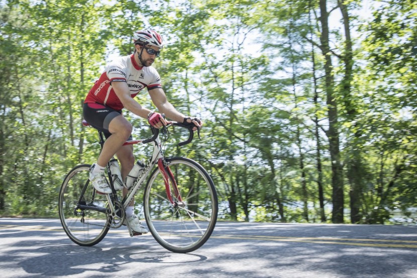 louis garneau cb carbon 2 - the editor conducting side-by-side comparisons with the louis...