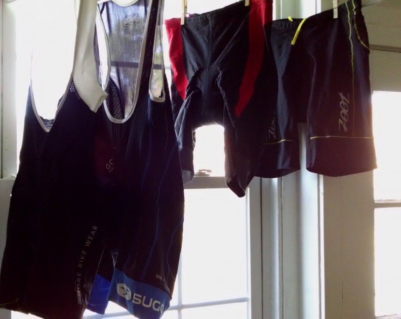 zoot active tri - the award winners turned inside right and airing out after drying...