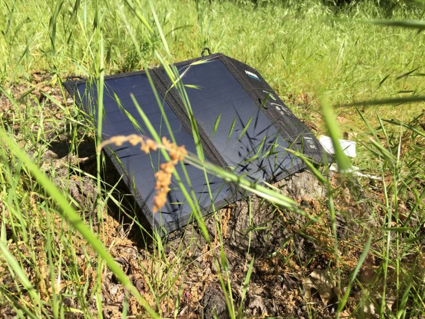 anker powerport lite 15w - small shadows, like these tall grasses, didn&#039;t get in the way of the...