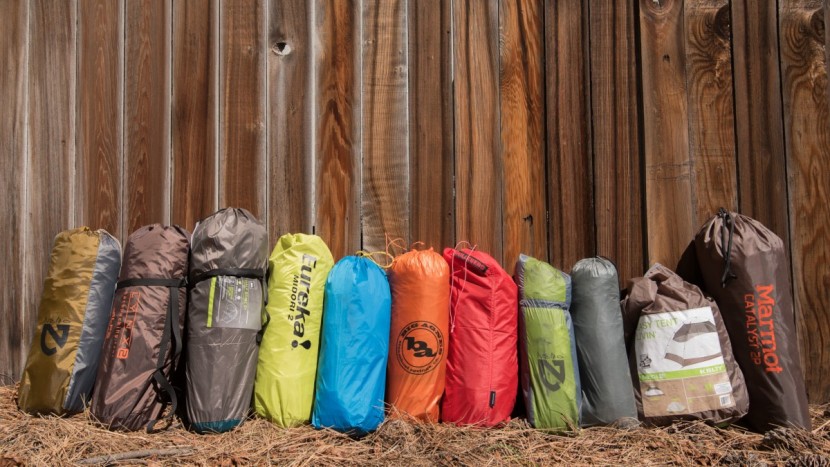 backpacking tent - a few of our contenders; from left to right: nemo galaxi (now...