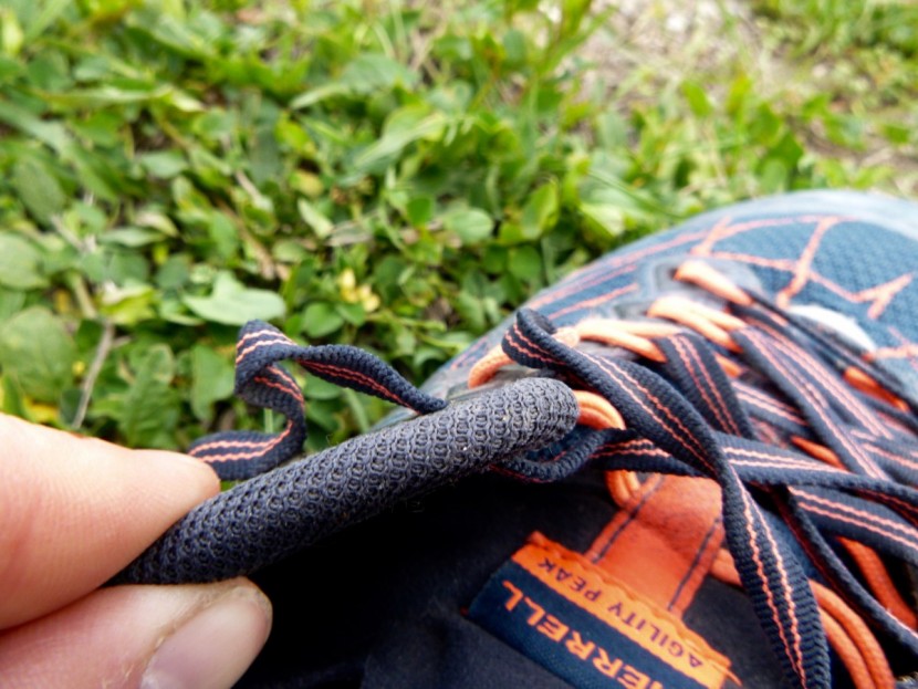 merrell agility peak flex for women - the uppers are thin, breathable, and comfortable.