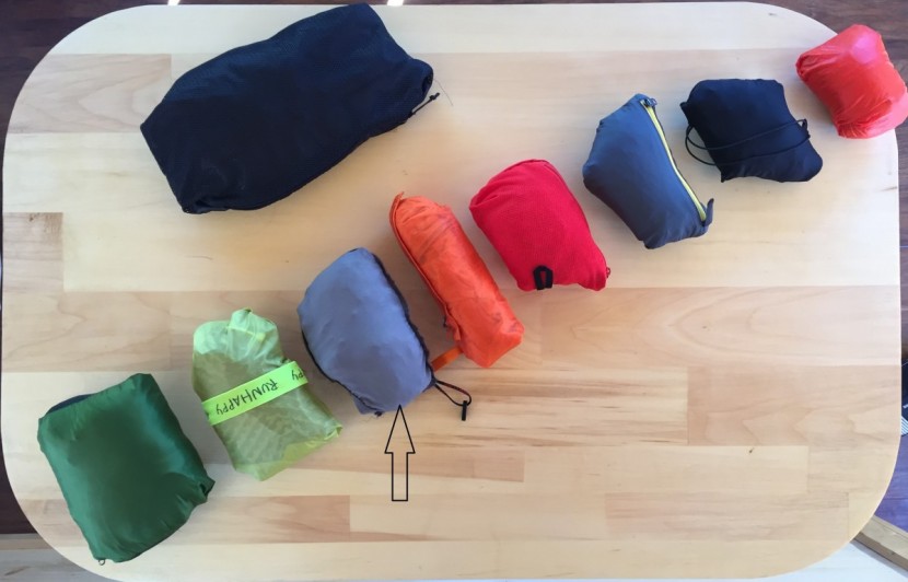 outdoor research boost - the arrow indicates the boost compared to the rest of the running...