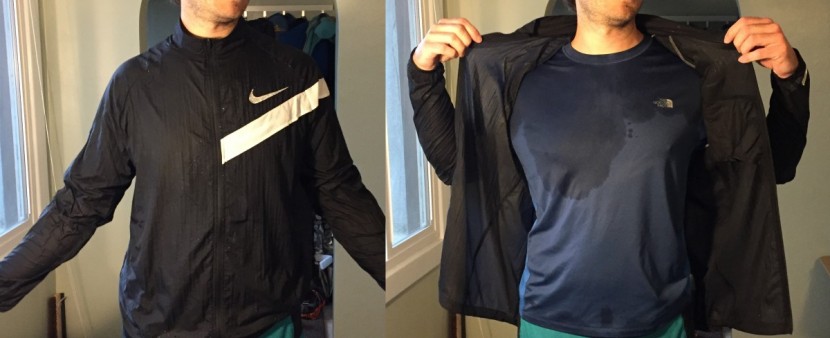 nike impossibly light - post five mile run in rain and drizzle with the nike impossibly...