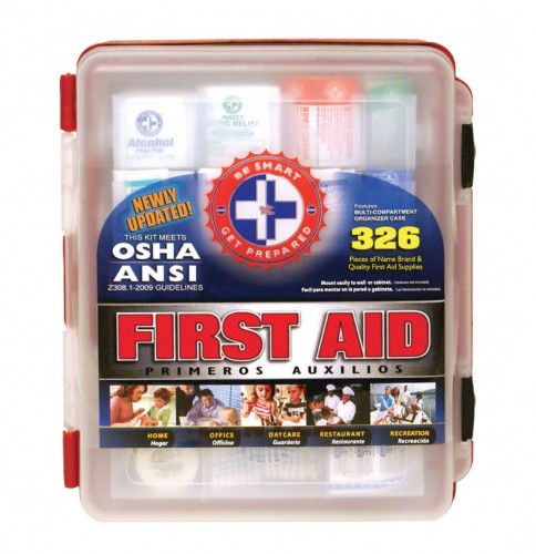 be smart get prepared 326 piece first aid kit review