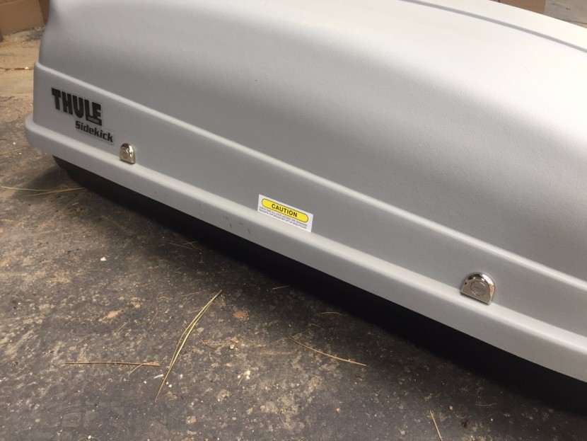 thule sidekick - this box&#039;s dual-lock system failed repeatedly.