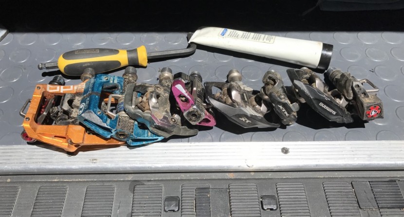 mountain bike pedals - what a great excuse top ride a few hundred miles of single track!