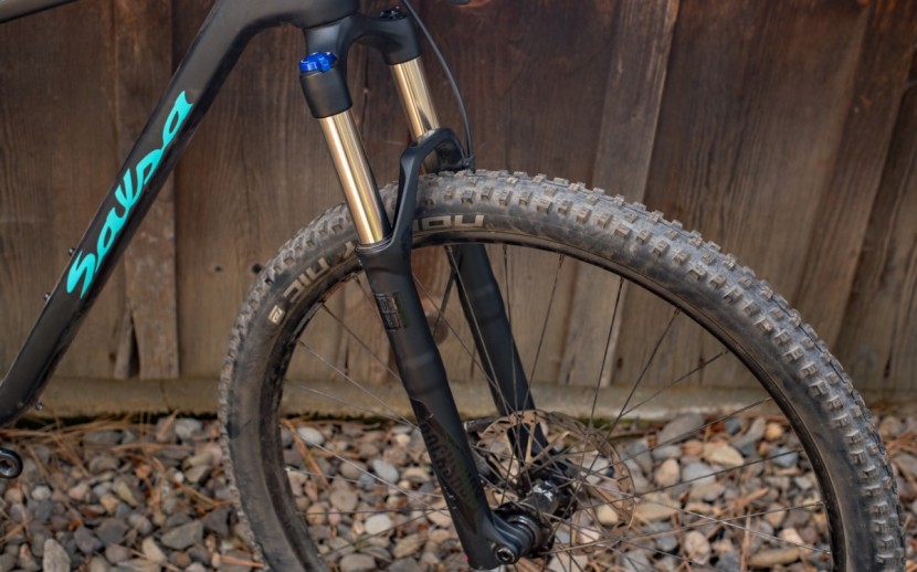 salsa woodsmoke 29 nx1 2017 - the rockshox recon fork lacks stiffness and adjustability.