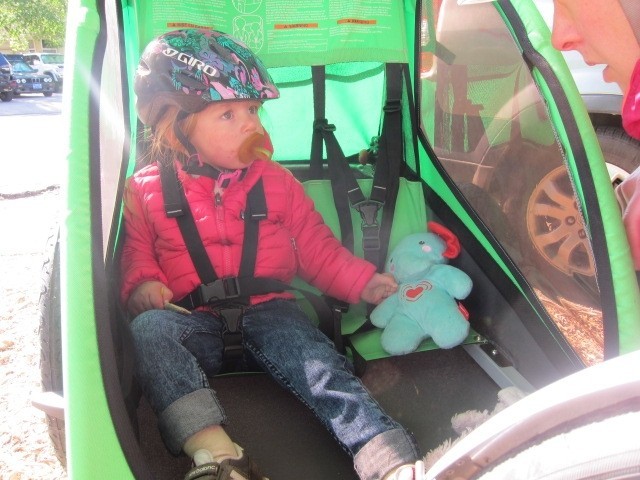 thule cadence - don&#039;t worry, we buckled the elephant in securely before we took off...