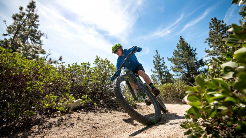 santa cruz chameleon r1+ - the rigid seatpost keeps riders far more upright than is desirable...