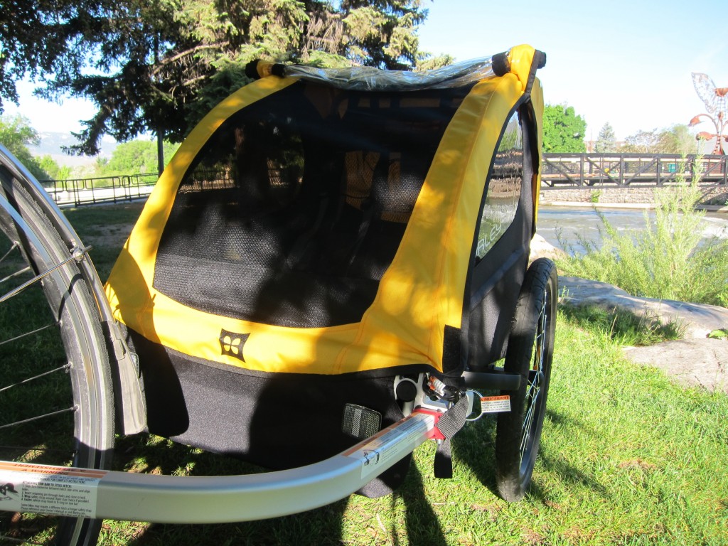 Burley bee discount bike trailer double