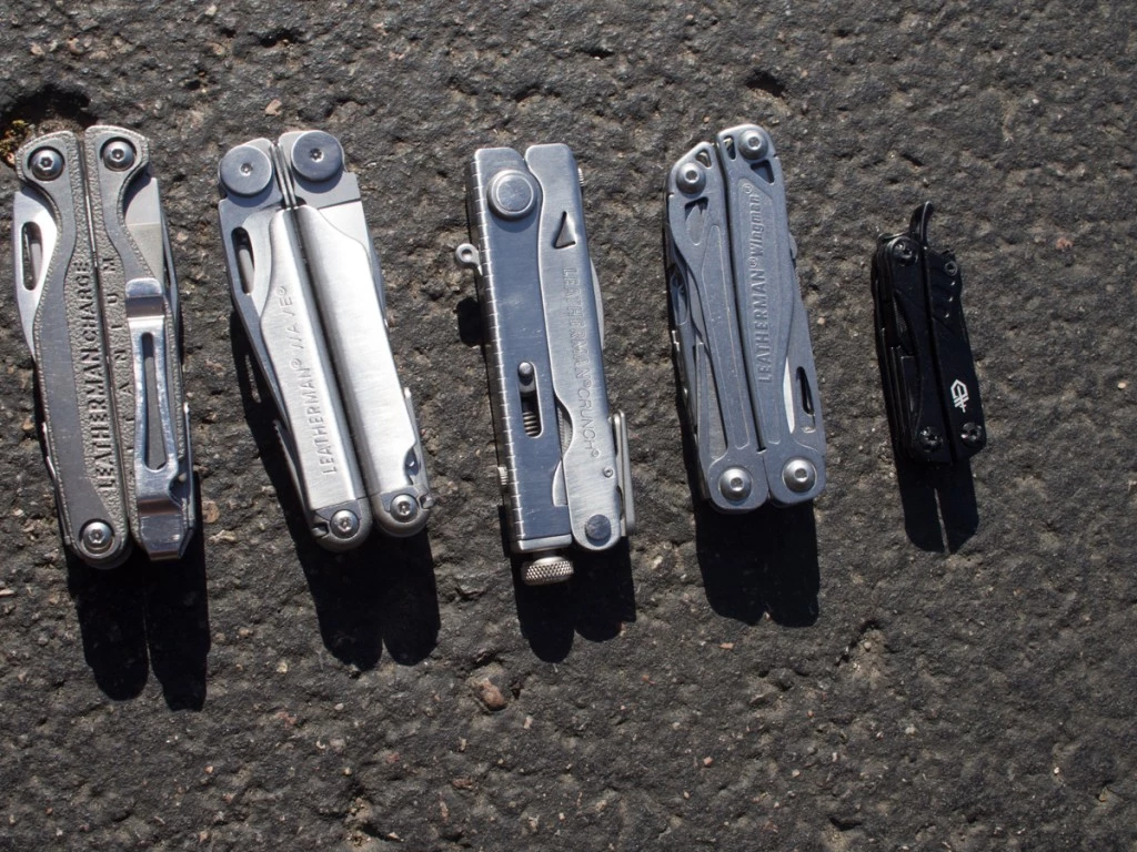 gerber dime multi-tool review - some tested multi-tools, lined up here for size comparison. the dime...
