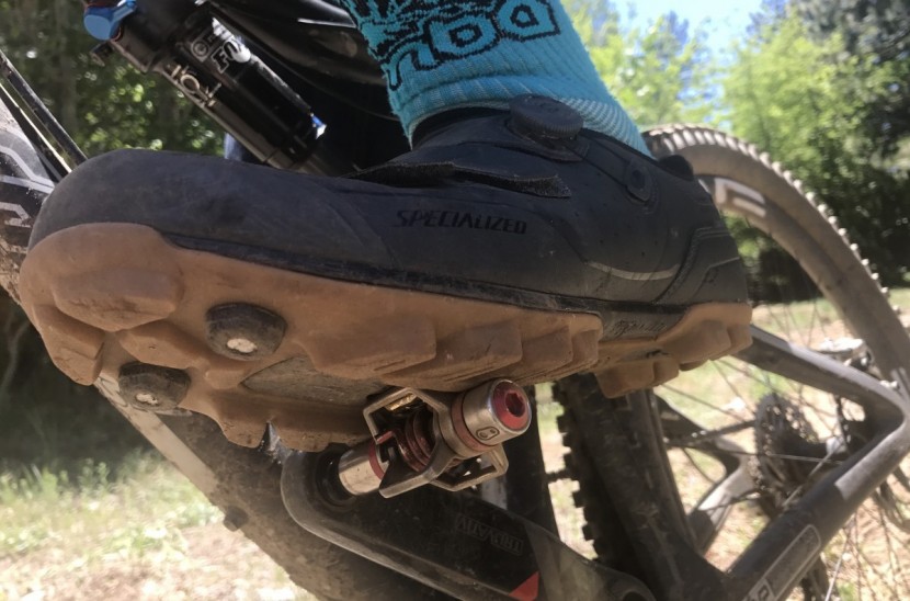 crankbrothers eggbeater 3 - clipped into the crankbrothers eggbeater 3.