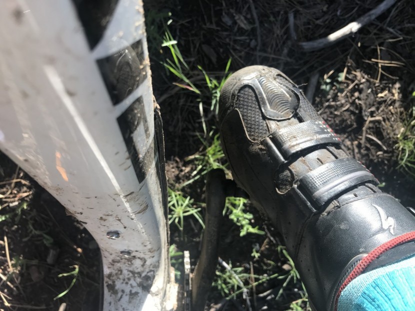 time atac xc 8 - trying like hell to get out of the atac pedal with the cleat set for...