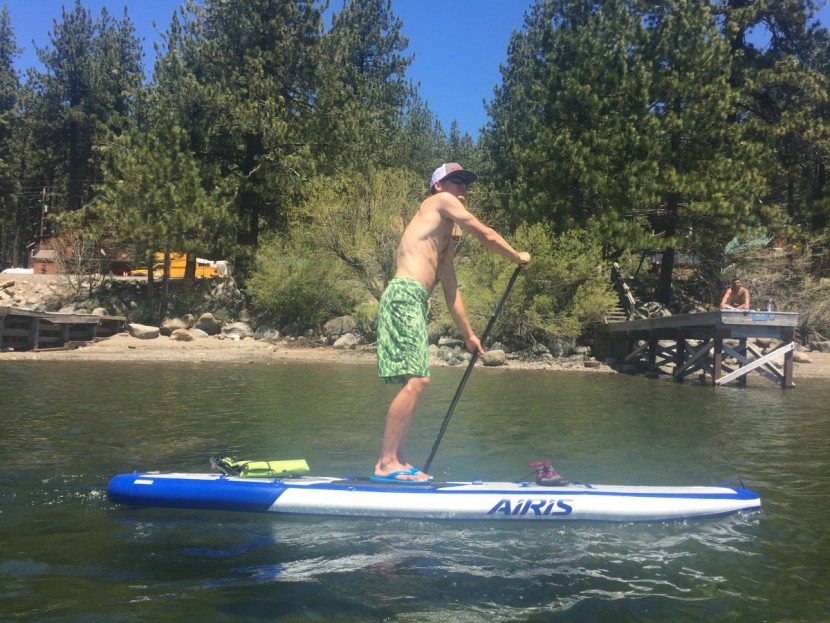 airis hardtop suv 11 - cruising on the airis while paddling with the werner trance.