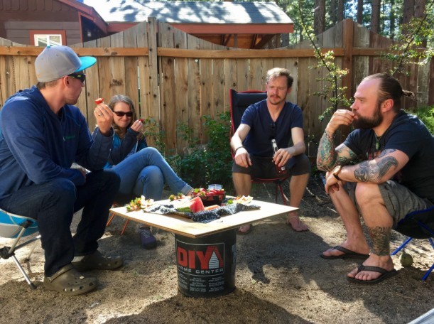 moon lence - hanging out in the backyard on a warm spring afternoon while...