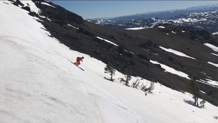 osprey raptor 10 - the raptor put to the test on skis at carson pass, ca