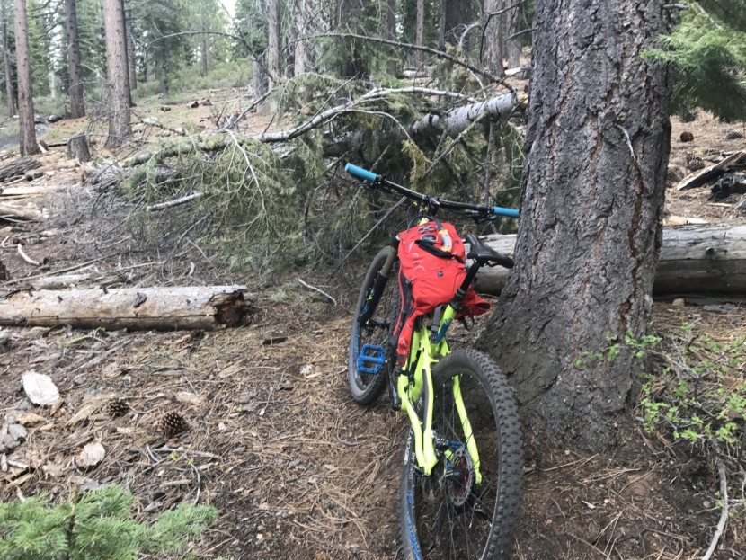 osprey raptor 10 - the raptor in its element riding the trails.